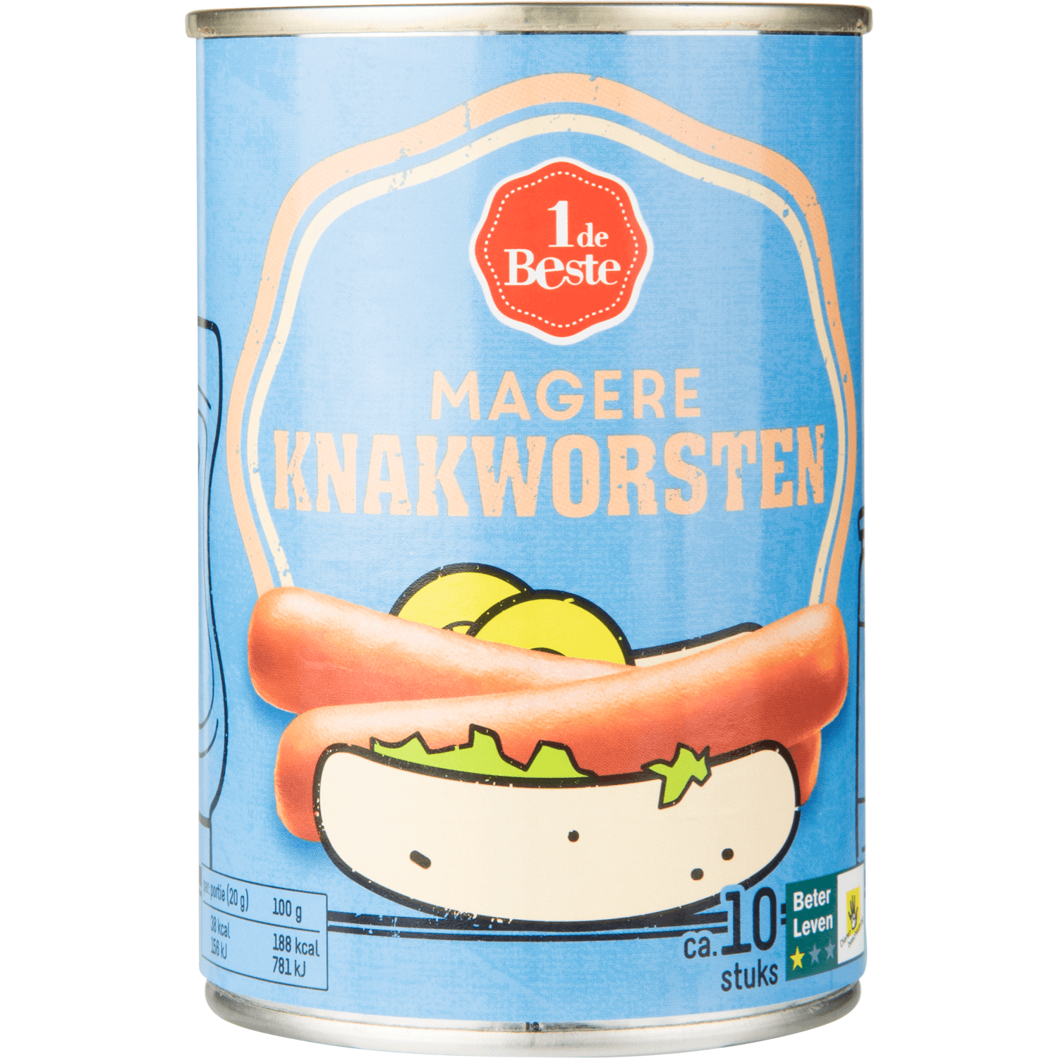 1 De Beste Knakworst mager