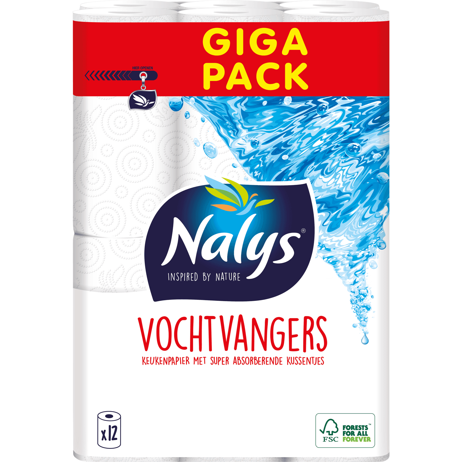 Nalys Keukenpapier vochtvangers