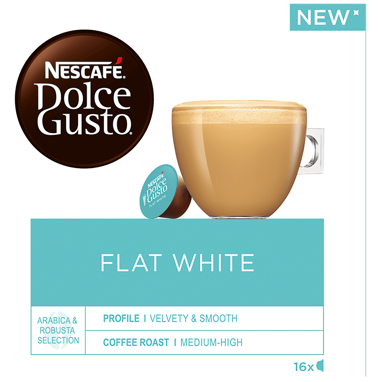 Nescafé Dolce gusto gemalen koffie flat white