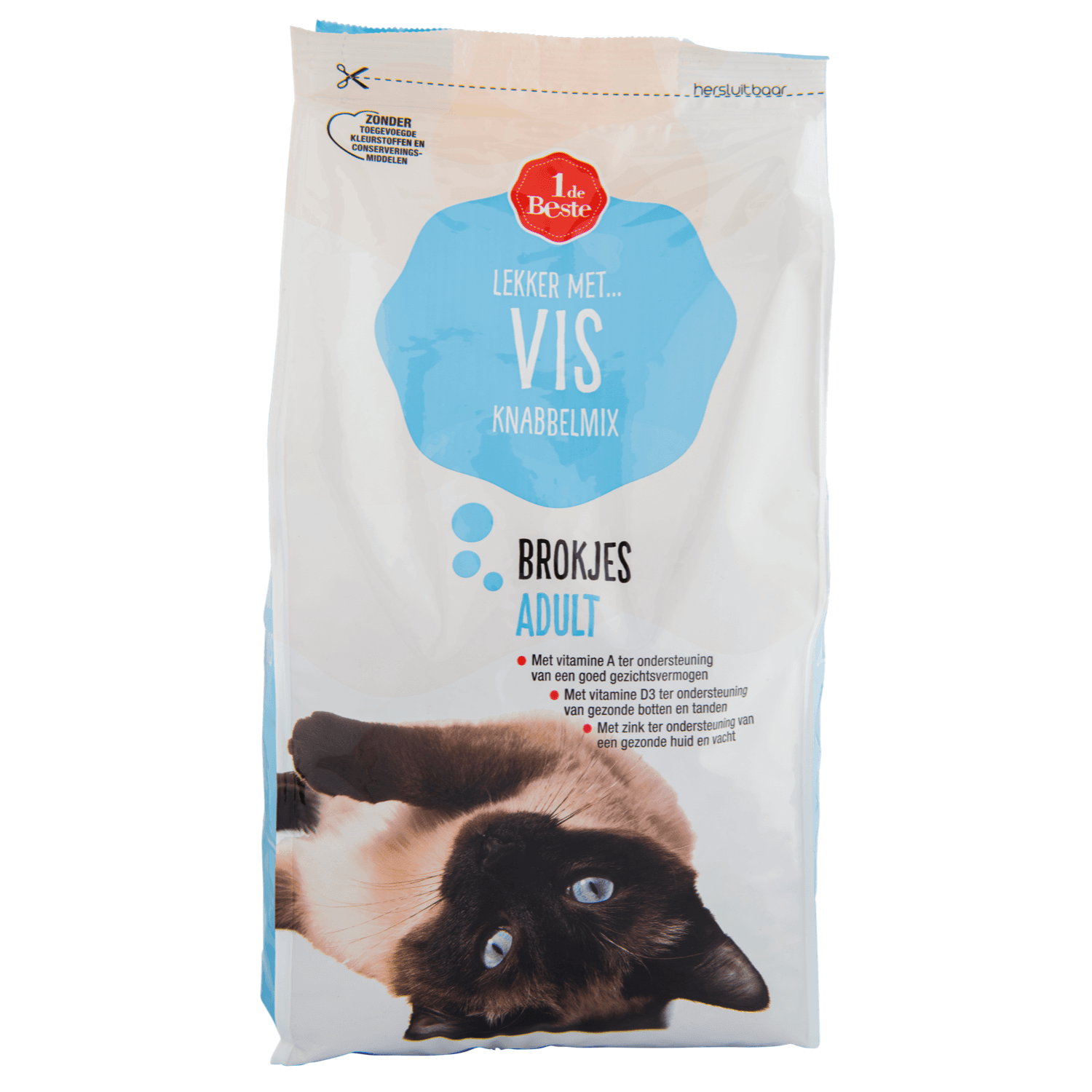 1 De Beste Knabbelmix vis adult