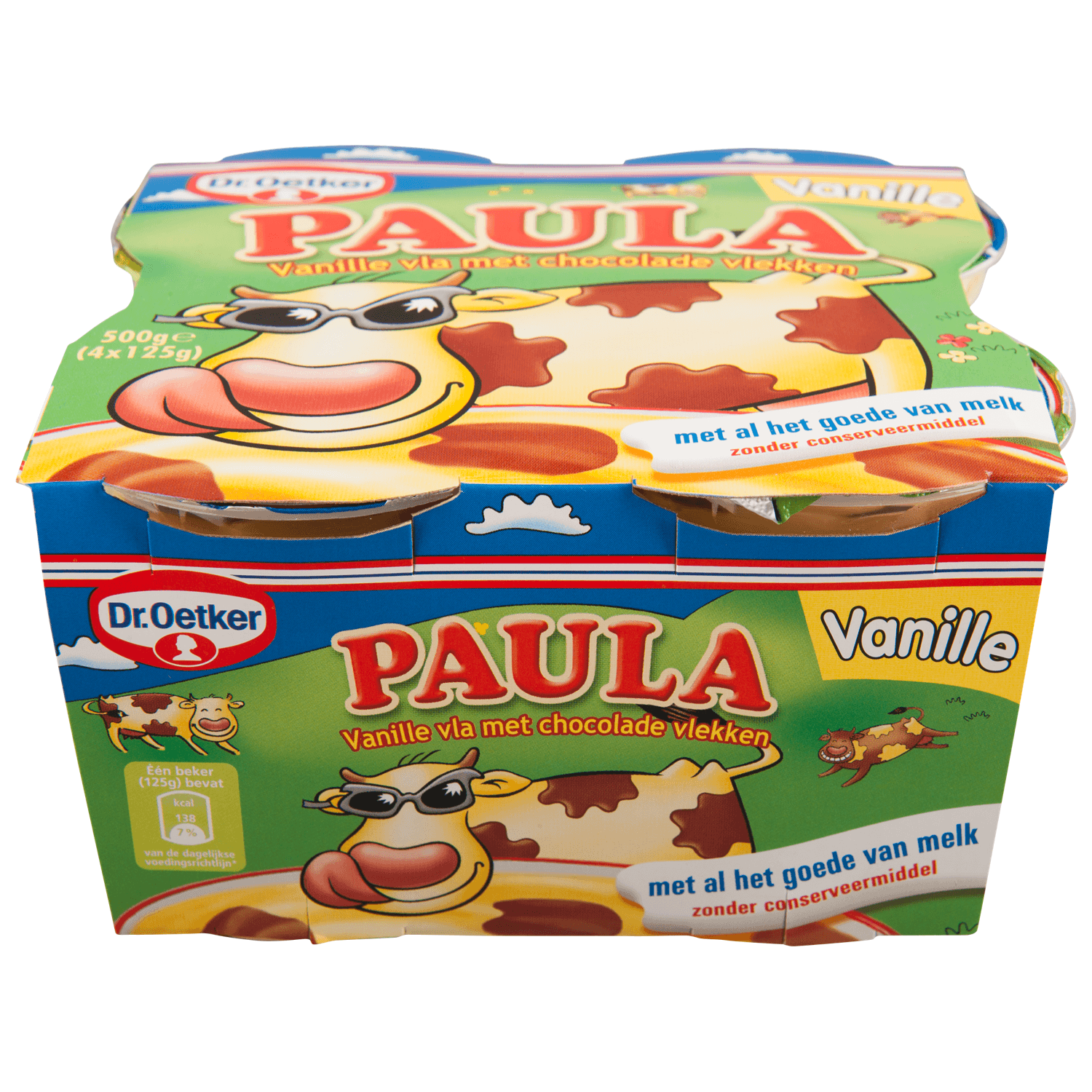 Dr. Oetker Paula vla vanille en chocolade