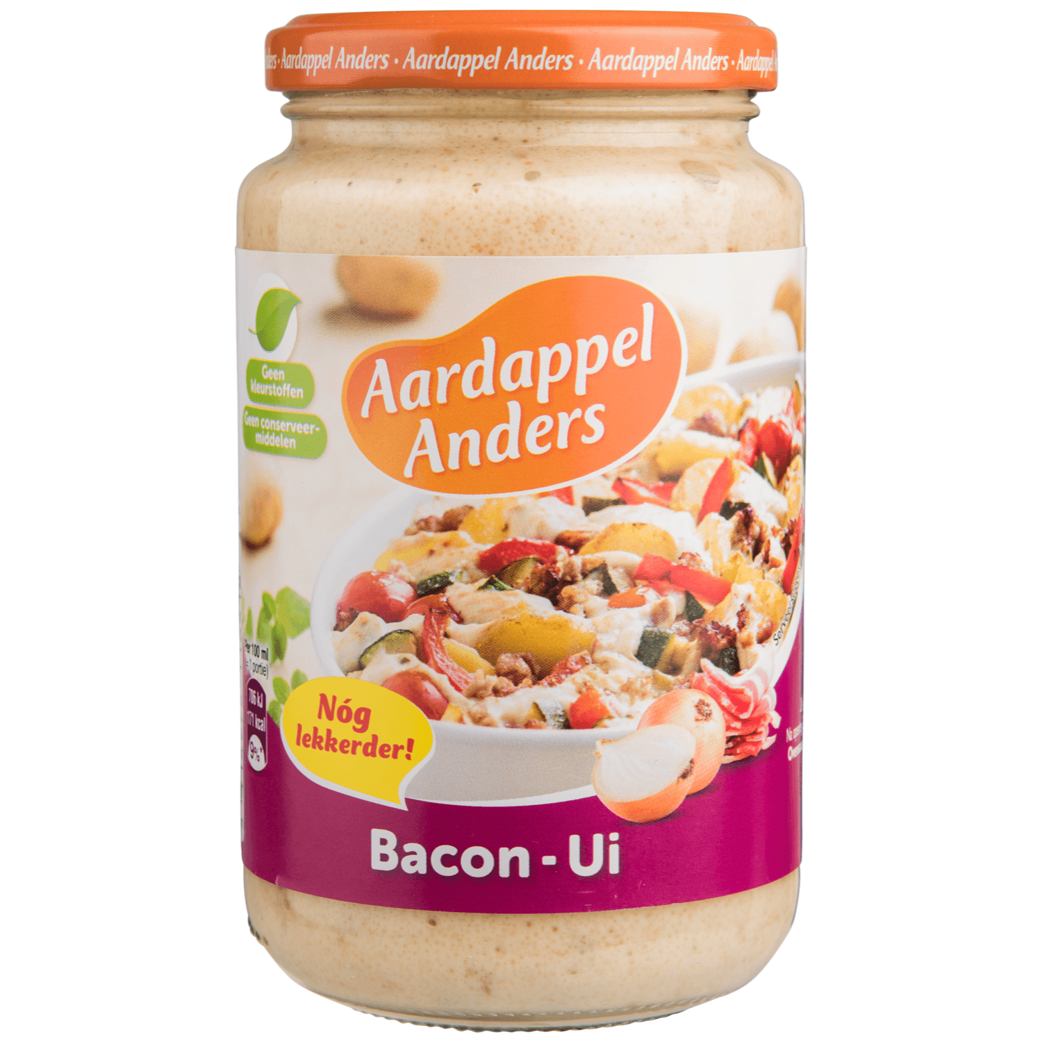 Aardappel anders Bacon ui