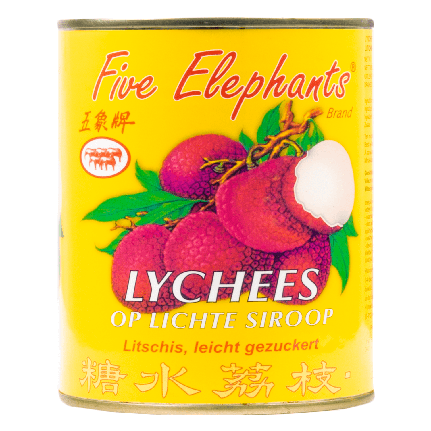 Five Elephants Lychees op lichte siroop