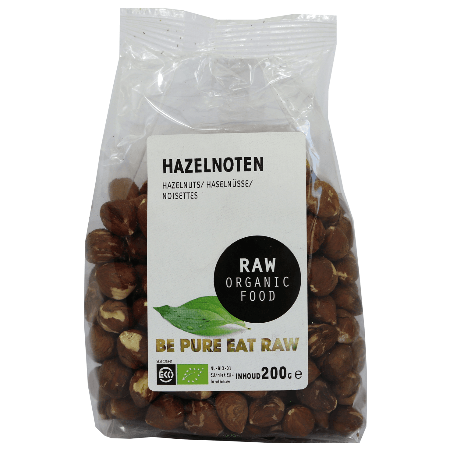 Raw Organic Food Hazelnoten