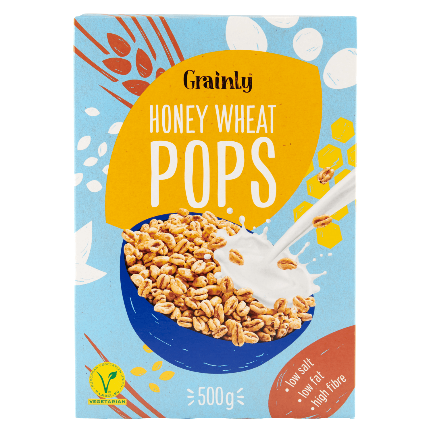 Grainly Honey wheat pops