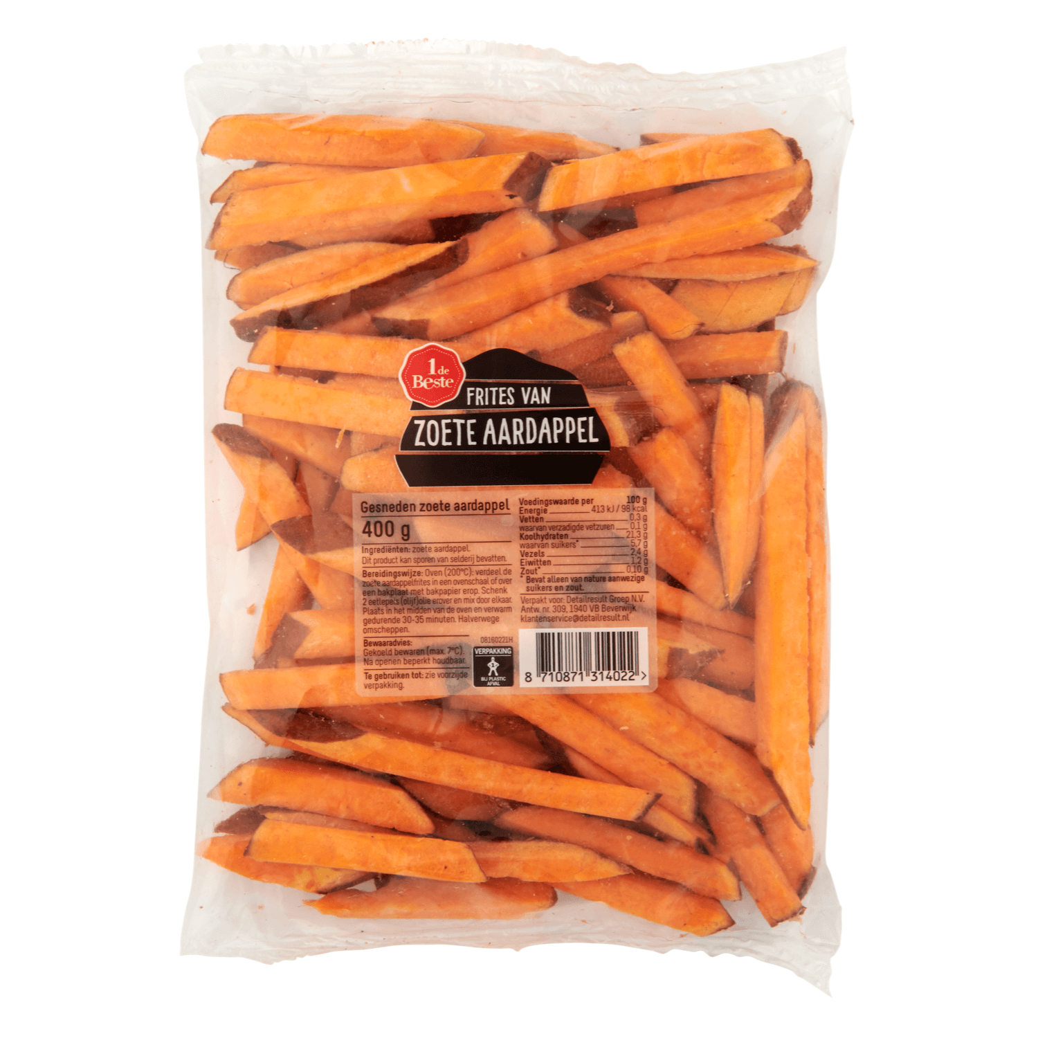 1 De Beste Friet van zoete aardappelen