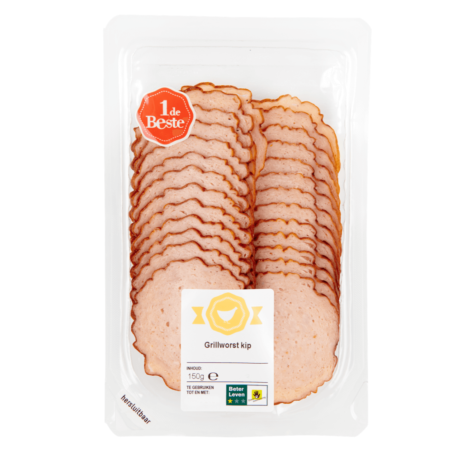 1 De Beste Kip grillworst
