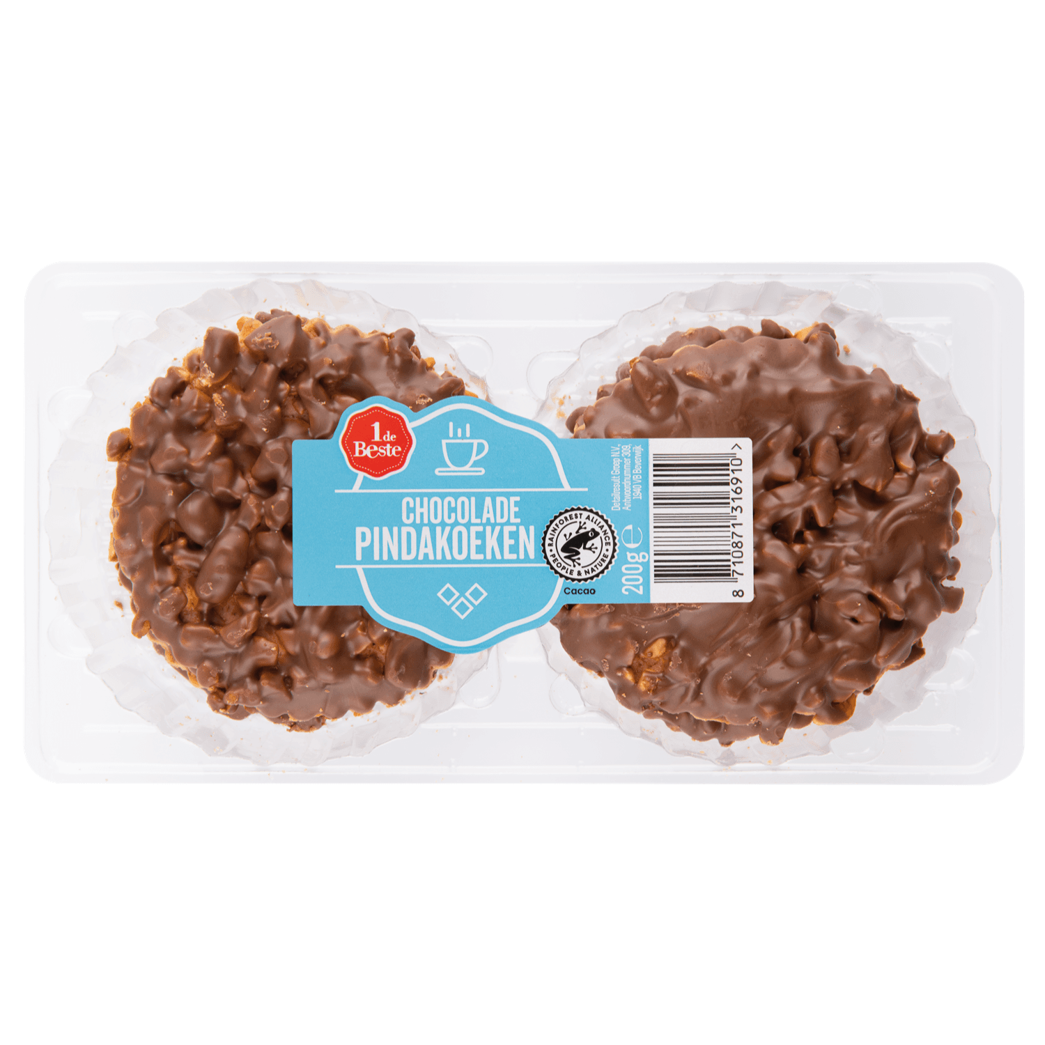 1 De Beste Pindakoeken chocolade