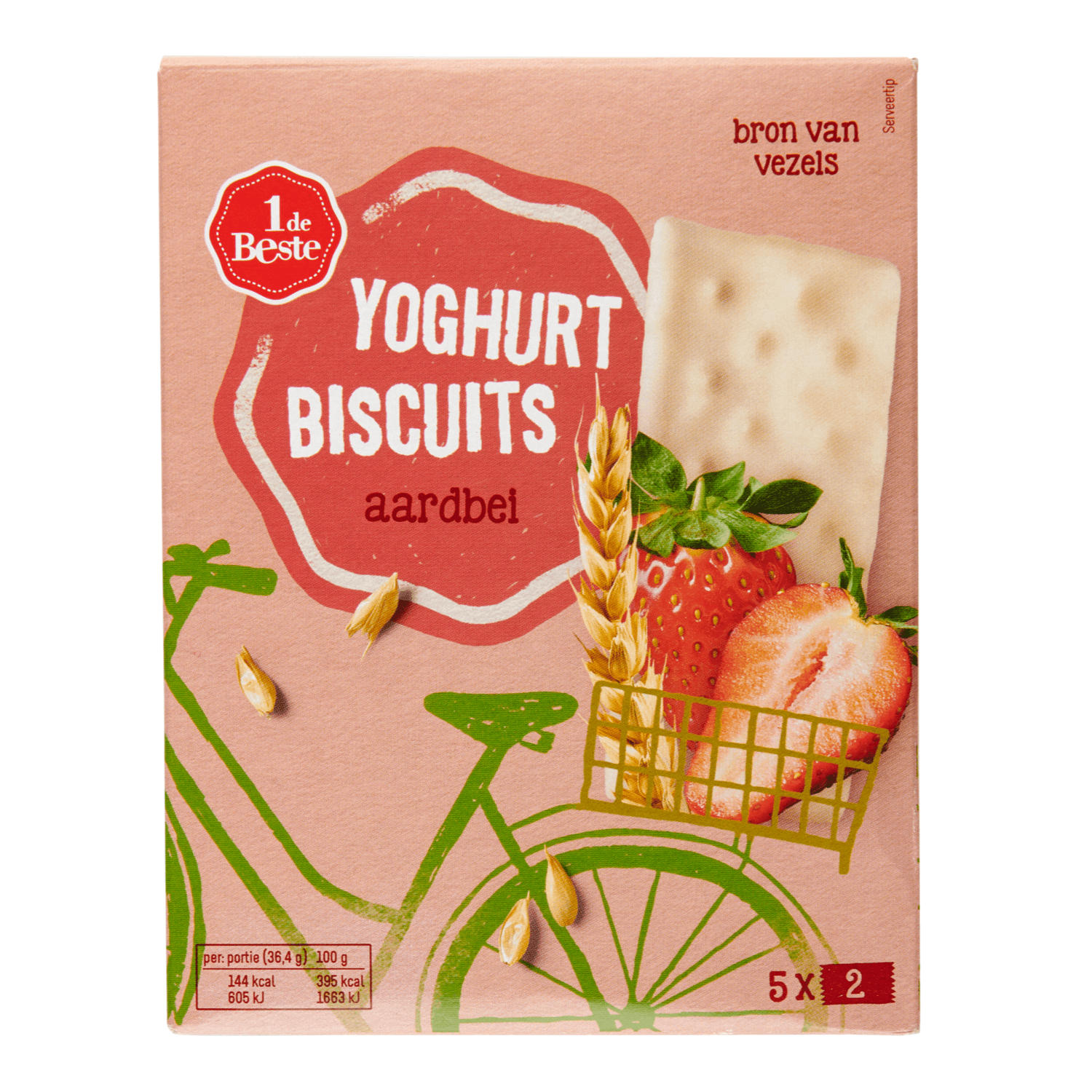 1 De Beste Yoghurtbiscuit aardbei