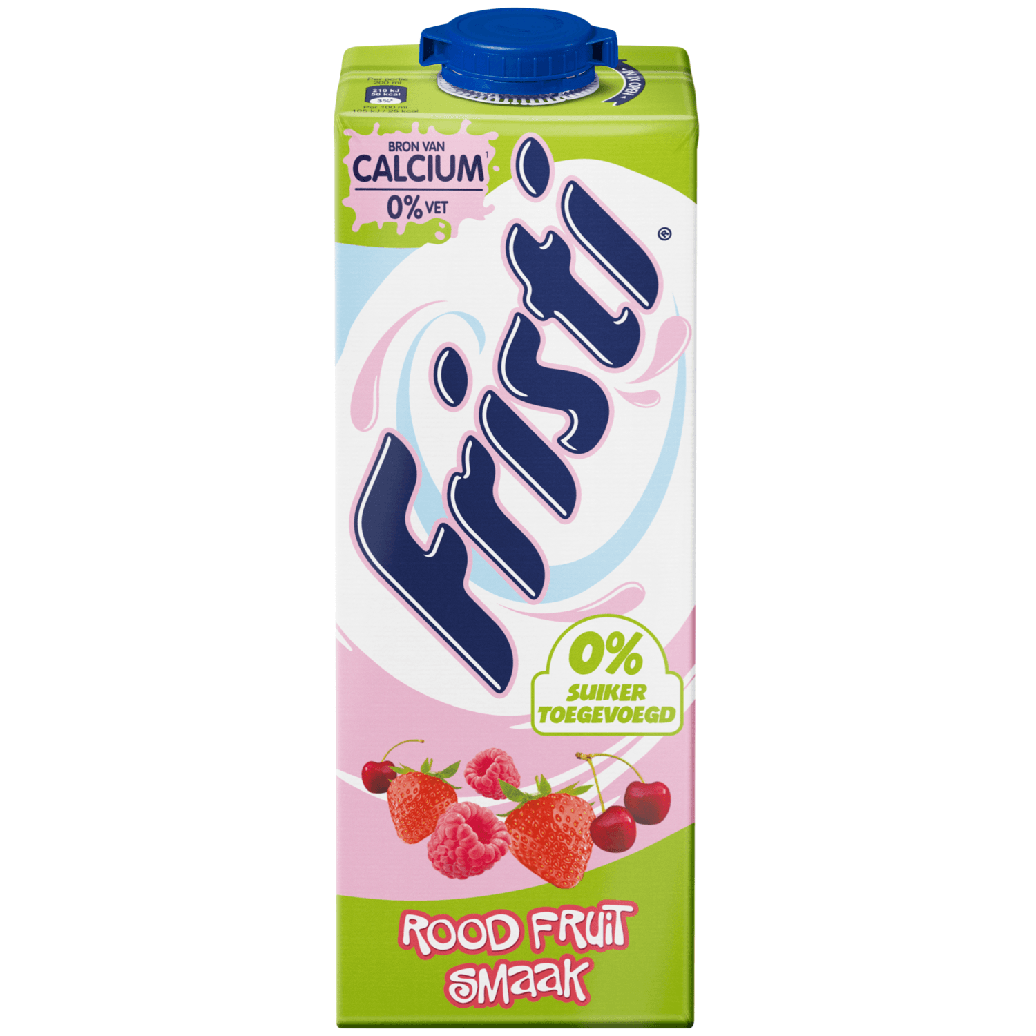 Fristi Drinkyoghurt rood fruit (zonder suiker)