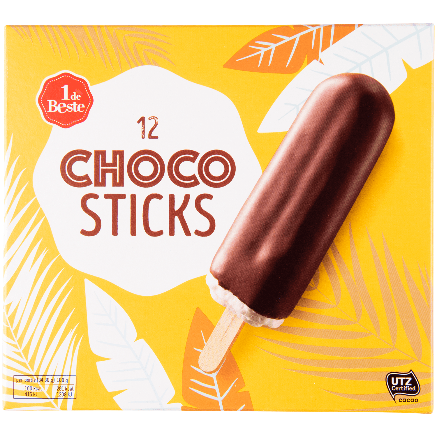 1 De Beste Chocosticks 12 stuks