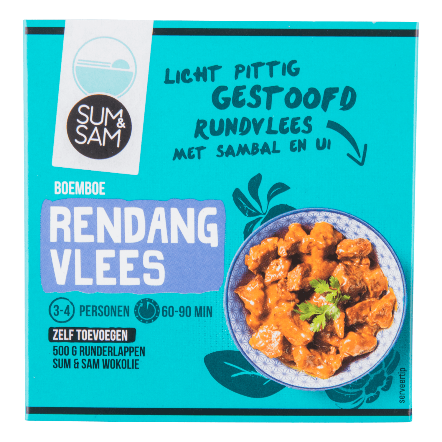Sum & Sam Boemboe rendang vlees