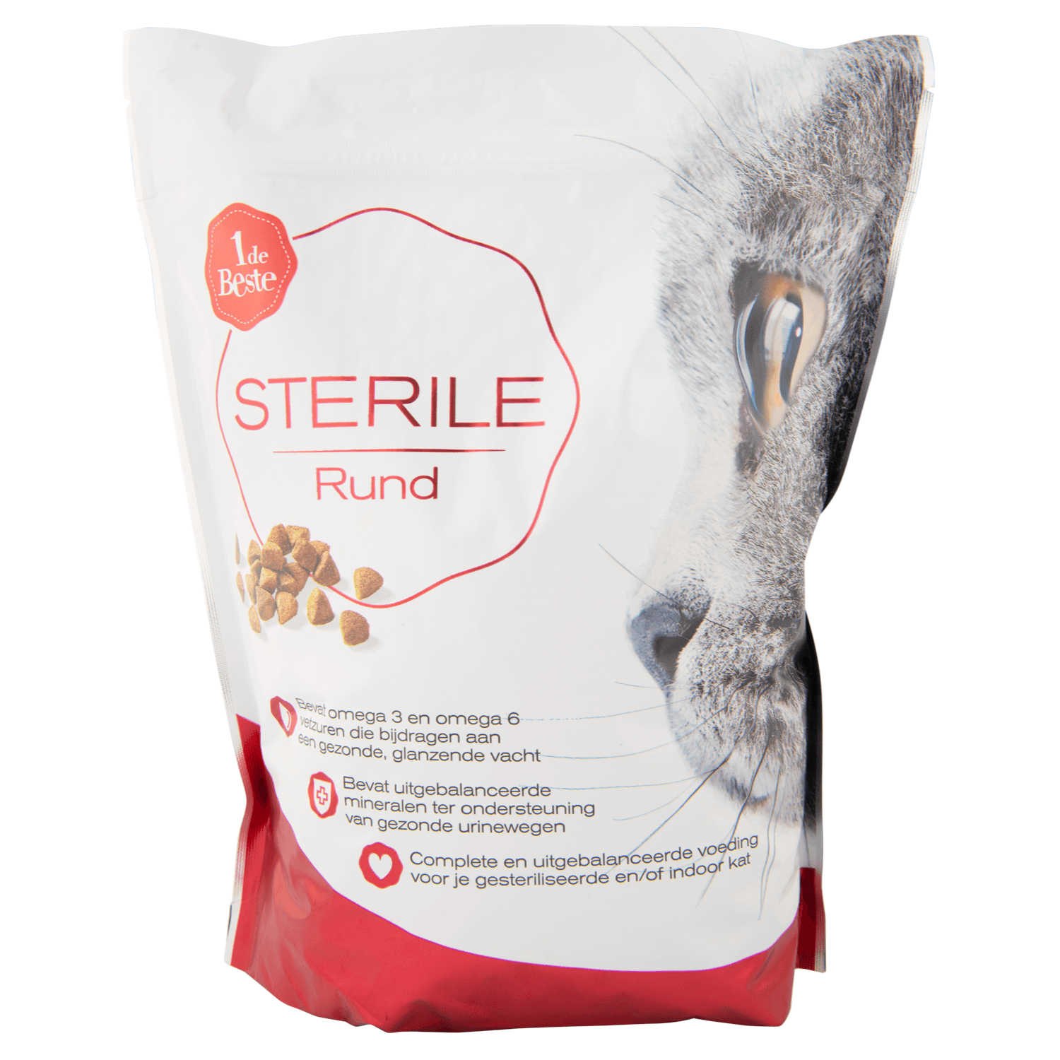 1 De Beste Kattenvoer sterile rund