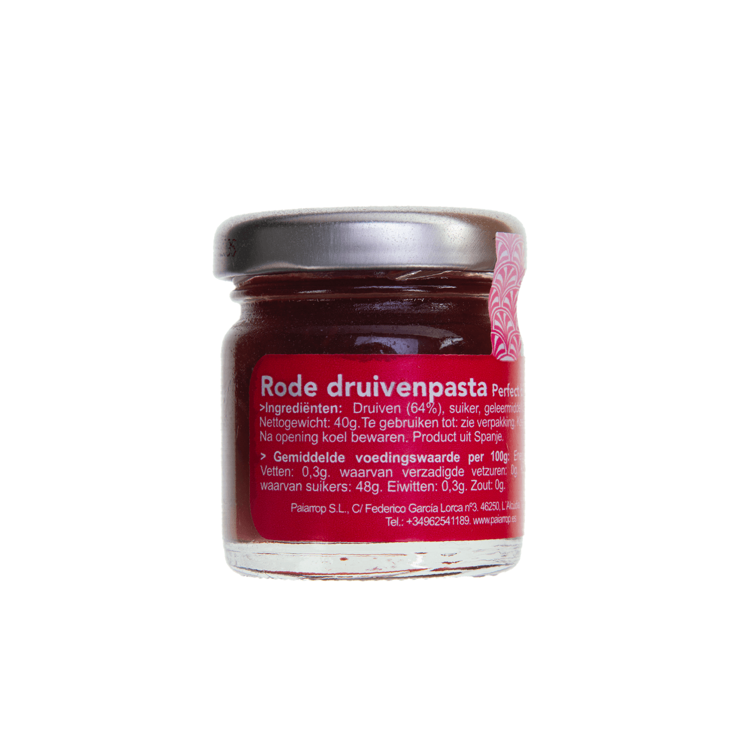 Rode druiven confituur