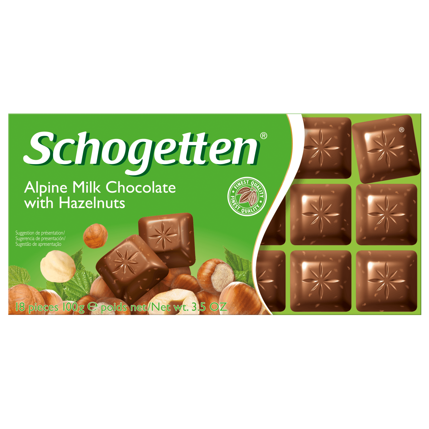 Schogetten Hazelnoot chocoladereep