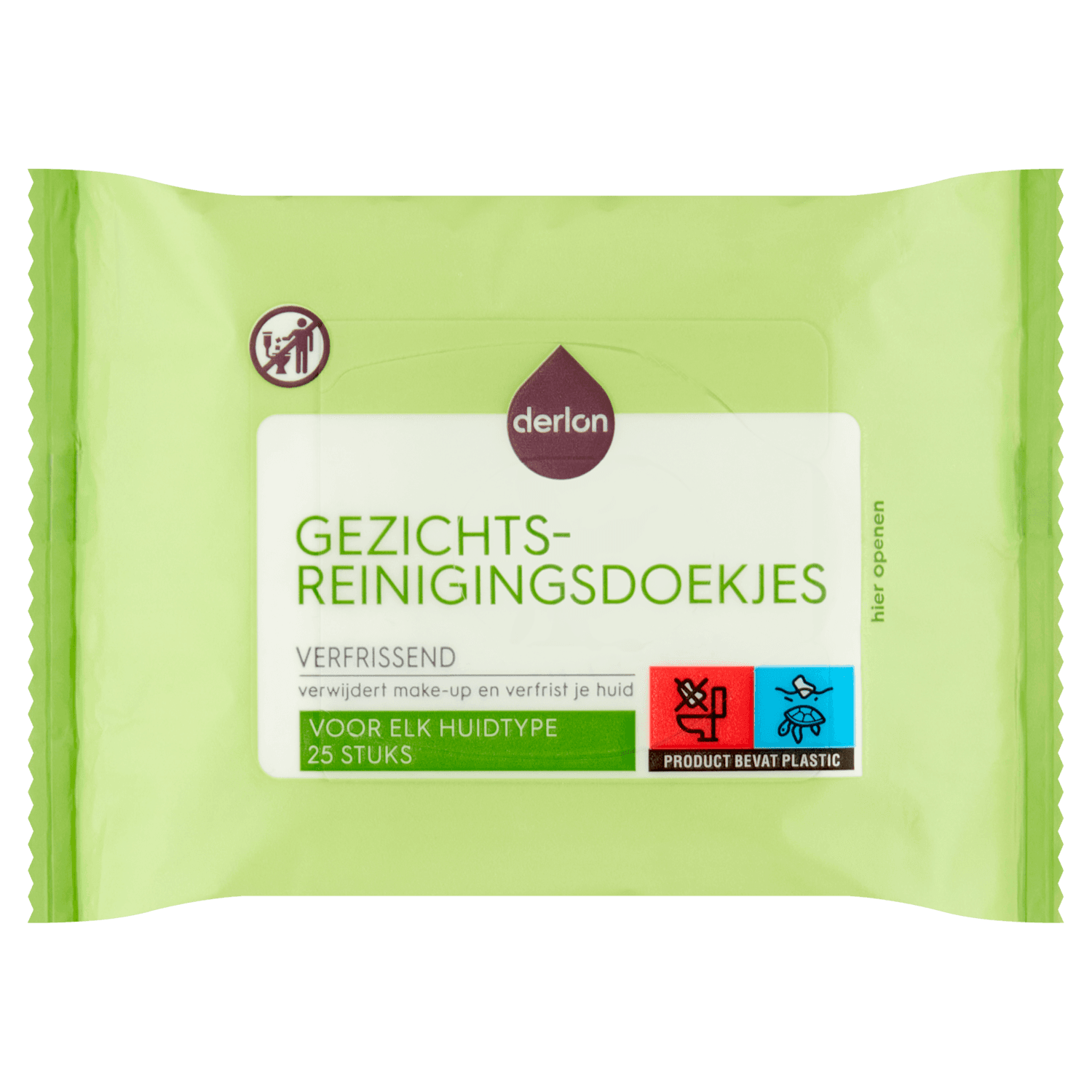 Derlon Gezichtsreinigingsdoekjes normaal