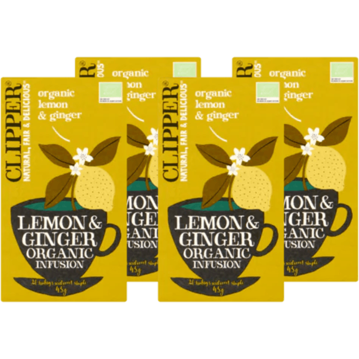 Clipper Bio Lemon & Ginger Organic Infusion 4 x 20 Stuks