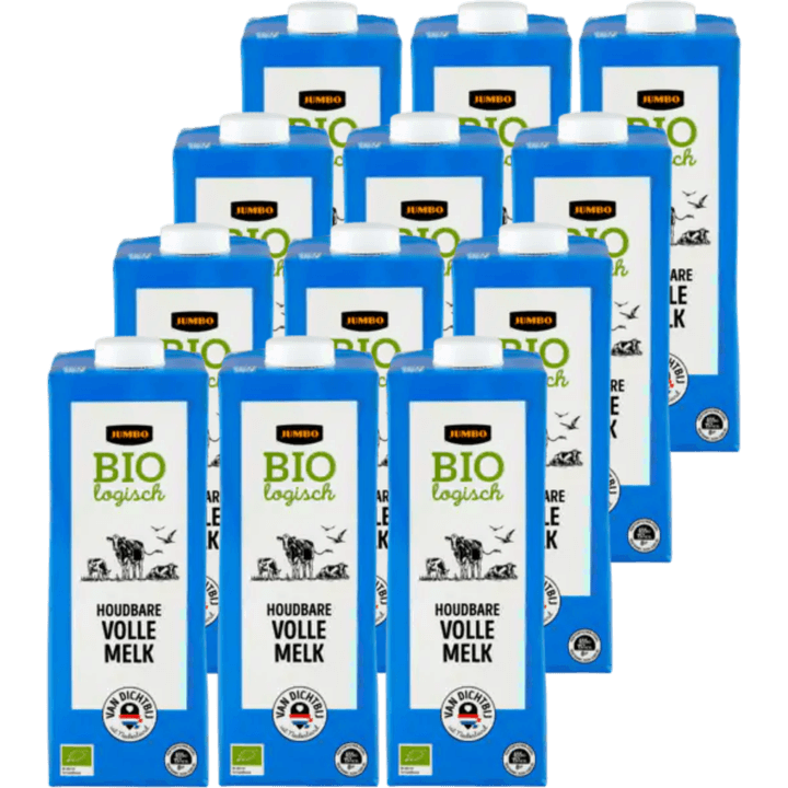 Jumbo Biologische Volle Melk Houdbaar 12 x 1 L