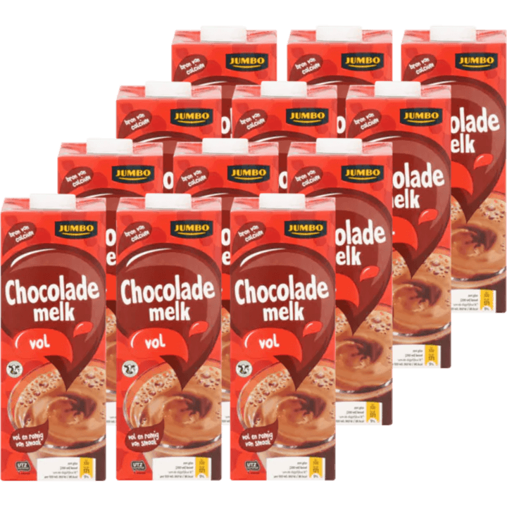 Jumbo Chocolademelk Vol 12 x 1L