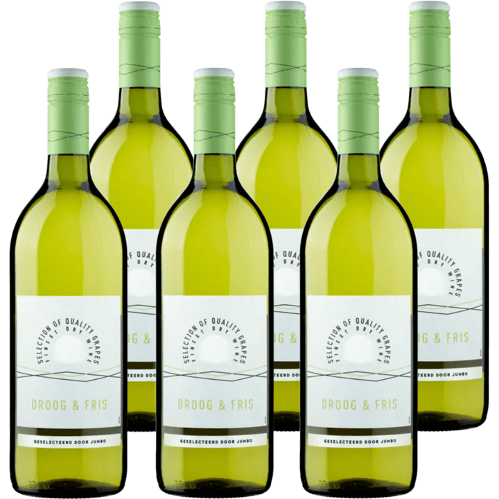 Jumbo Huiswijn - Wit Droog - 6 x 1L - zonder doos