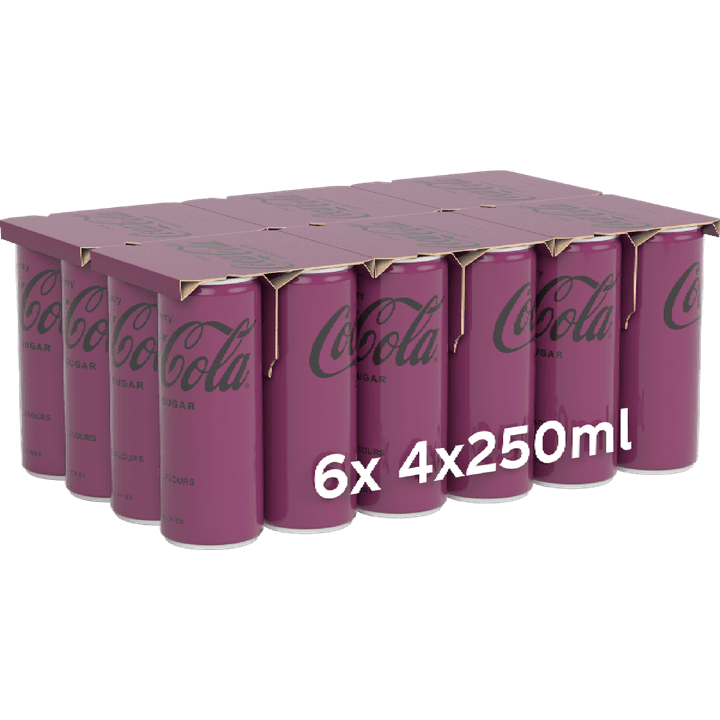 Coca-Cola Zero Sugar Cherry 6x 4x250 ml