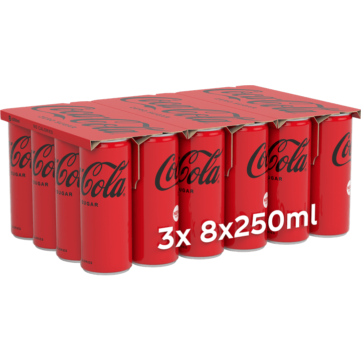 Coca-Cola Zero Sugar 3x 8x250 ml
