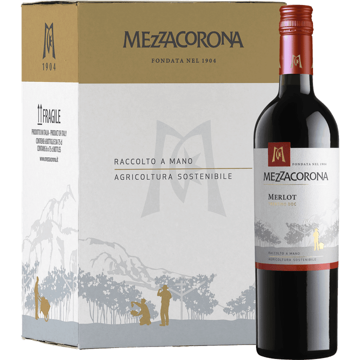 Mezzacorona – Merlot 6 x 750 ml