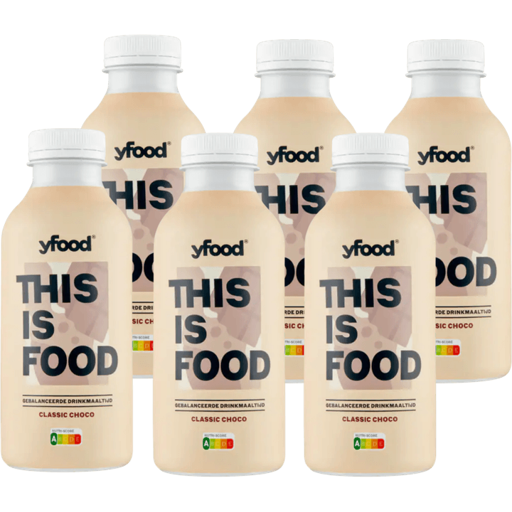 YFood Gebalanceerde Drinkmaaltijd Classic Choco 6 x 500 ml