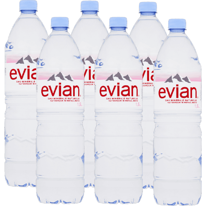 Evian Natuurlijk Mineraalwater 6 x 1,5L