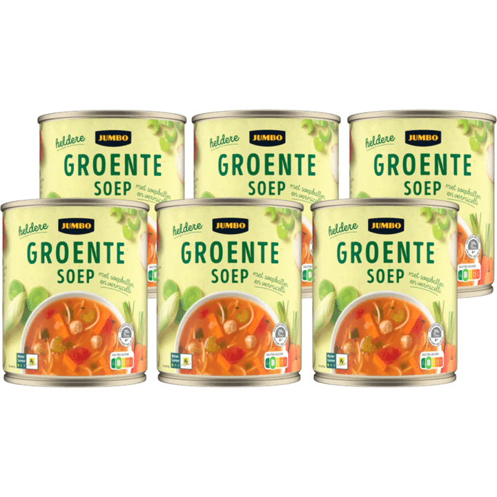 Jumbo Groentesoep met Soepballen en Vermicelle 6 x 800 ml