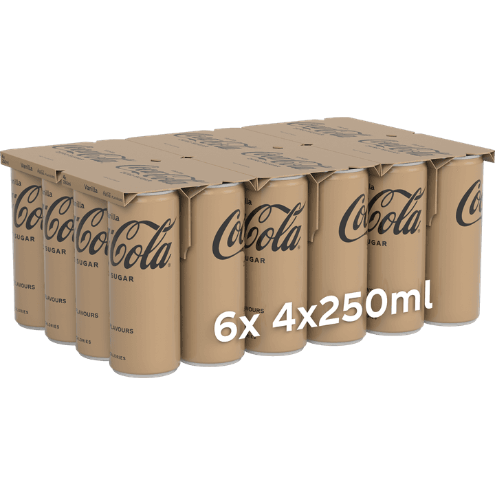 Coca-Cola Zero Sugar Vanilla 6x 4x250 ml