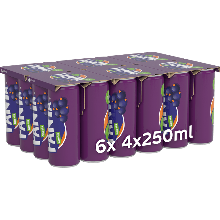 Fanta Cassis 4 x 250 ml