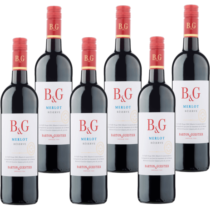Barton & Guestier – Réserve – Merlot 6 x 750 ml