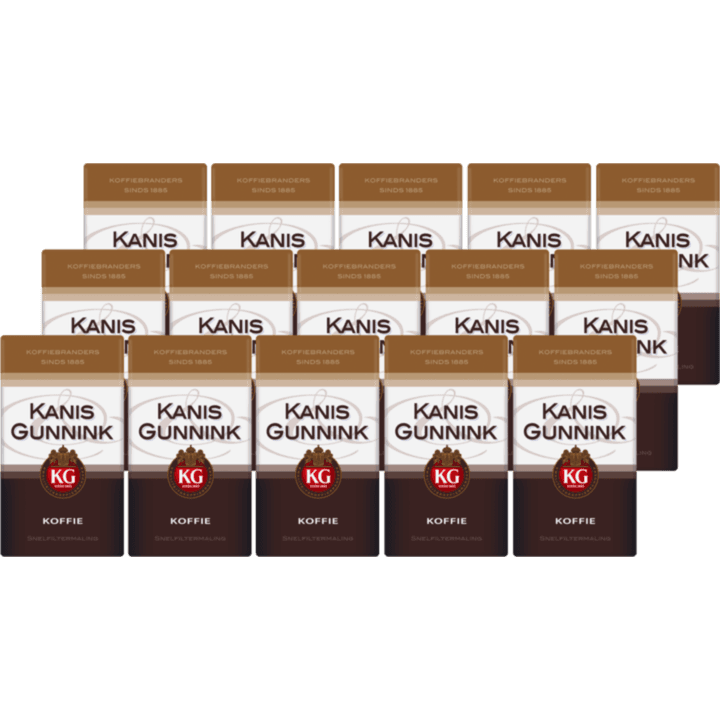 Kanis & Gunnink Regular Filterkoffie 15 x 500 g