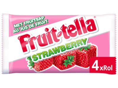 Fruittella Aardbei rollen