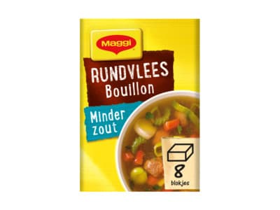 Maggi Rundvlees bouillon minder zout