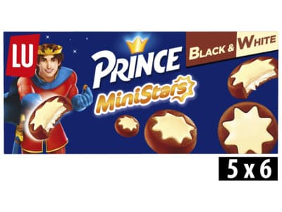 Lu Prince MiniStars koekjes black & white