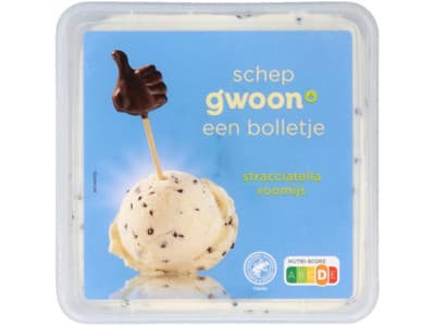G'woon Roomijs stracciatella