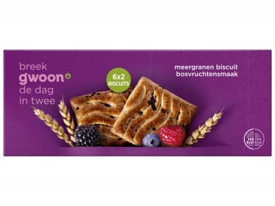 G'woon Meergranenbiscuit bosvruchten