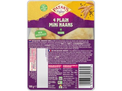 Pataks Mini naan naturel