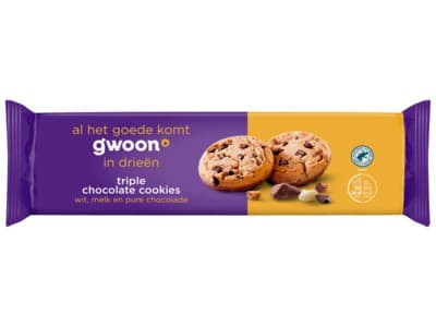 G'woon Chocolate chip cookies triple
