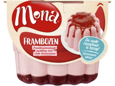 Mona Pudding frambozen
