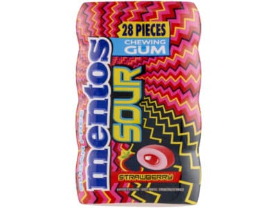 Mentos Gum sour aardbei
