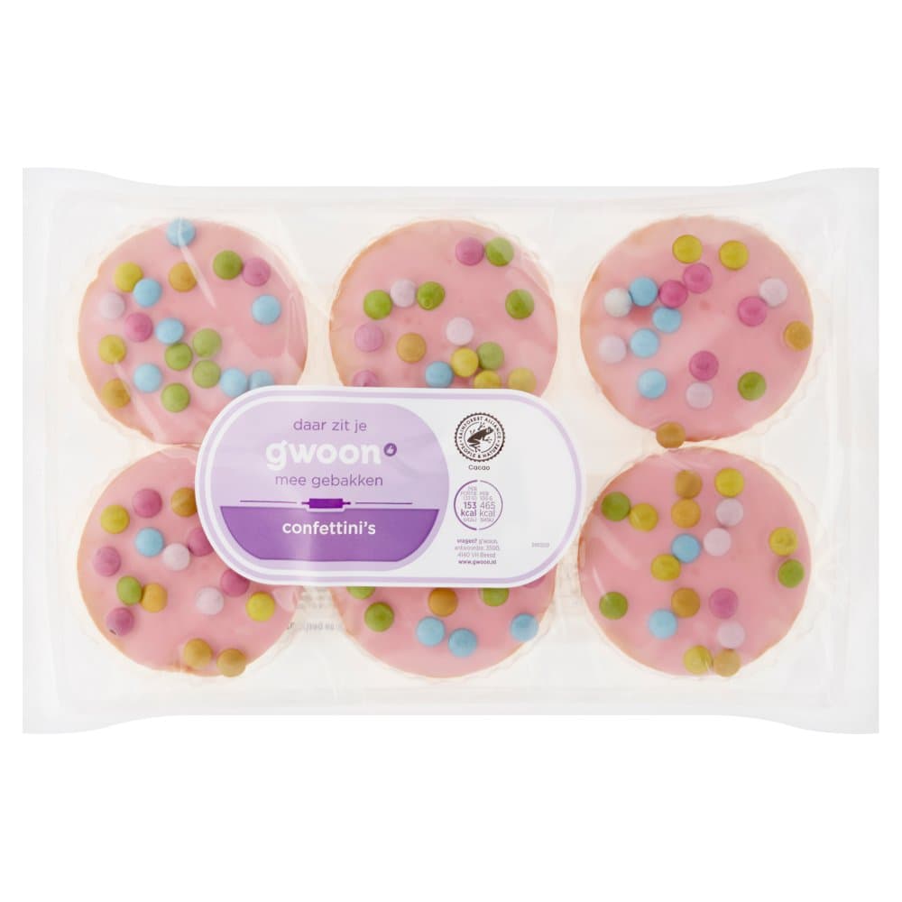 G'woon confettini's 6st