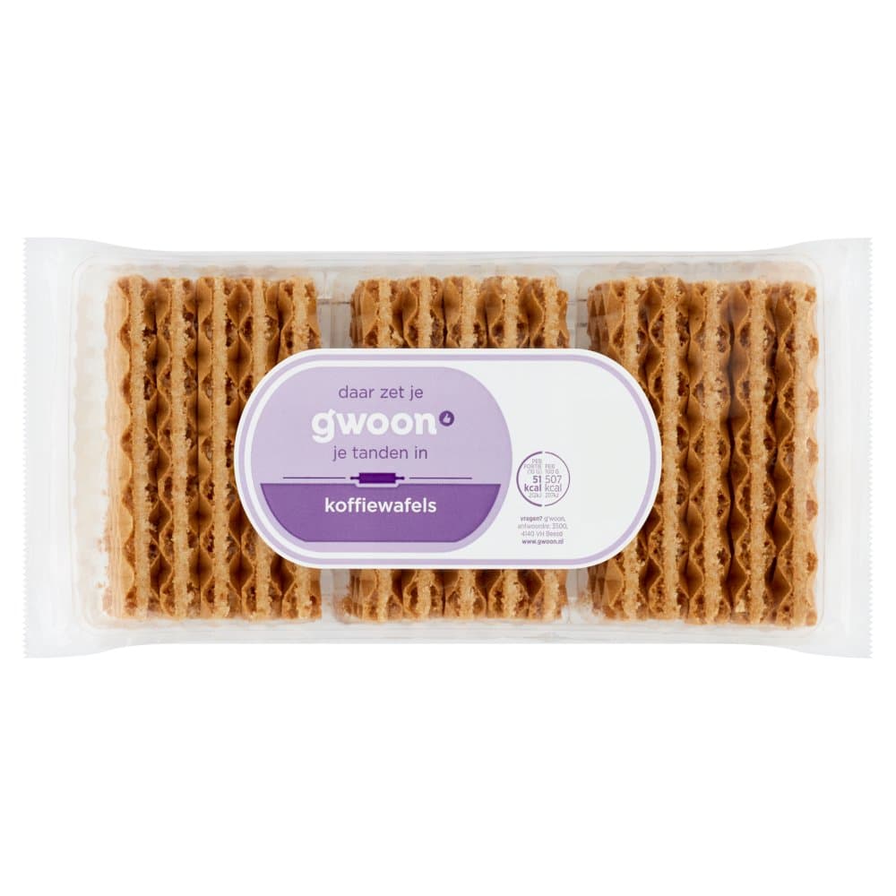 G'woon koffiewafels 150gr