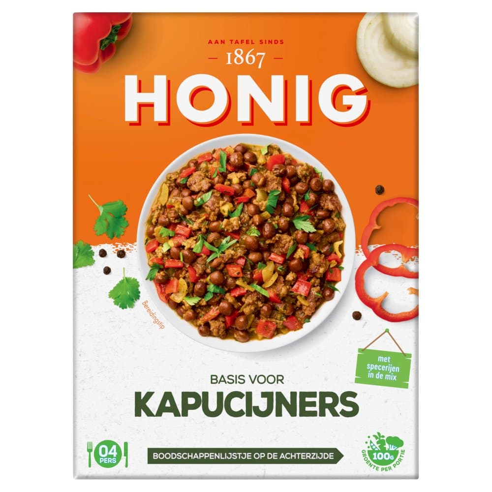 Honig mix kapucijners 45 gr