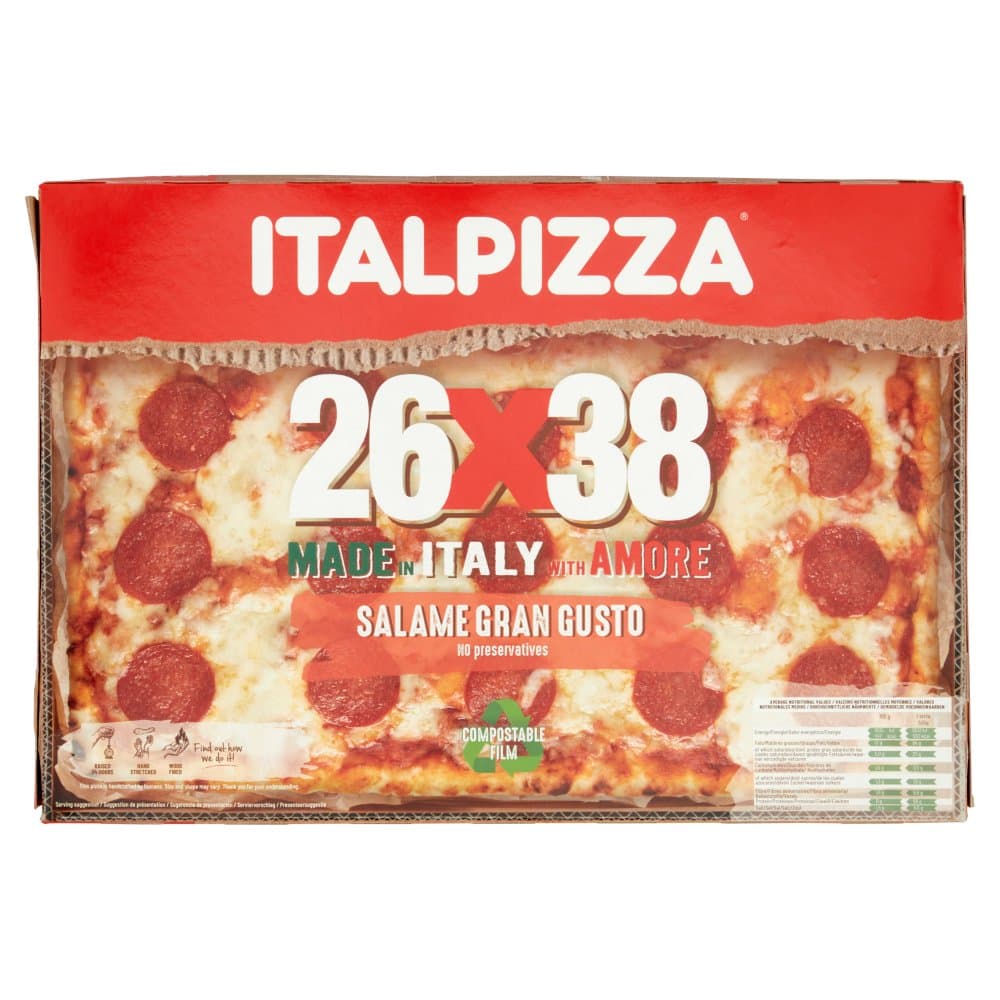 Italpizza salami 26x38