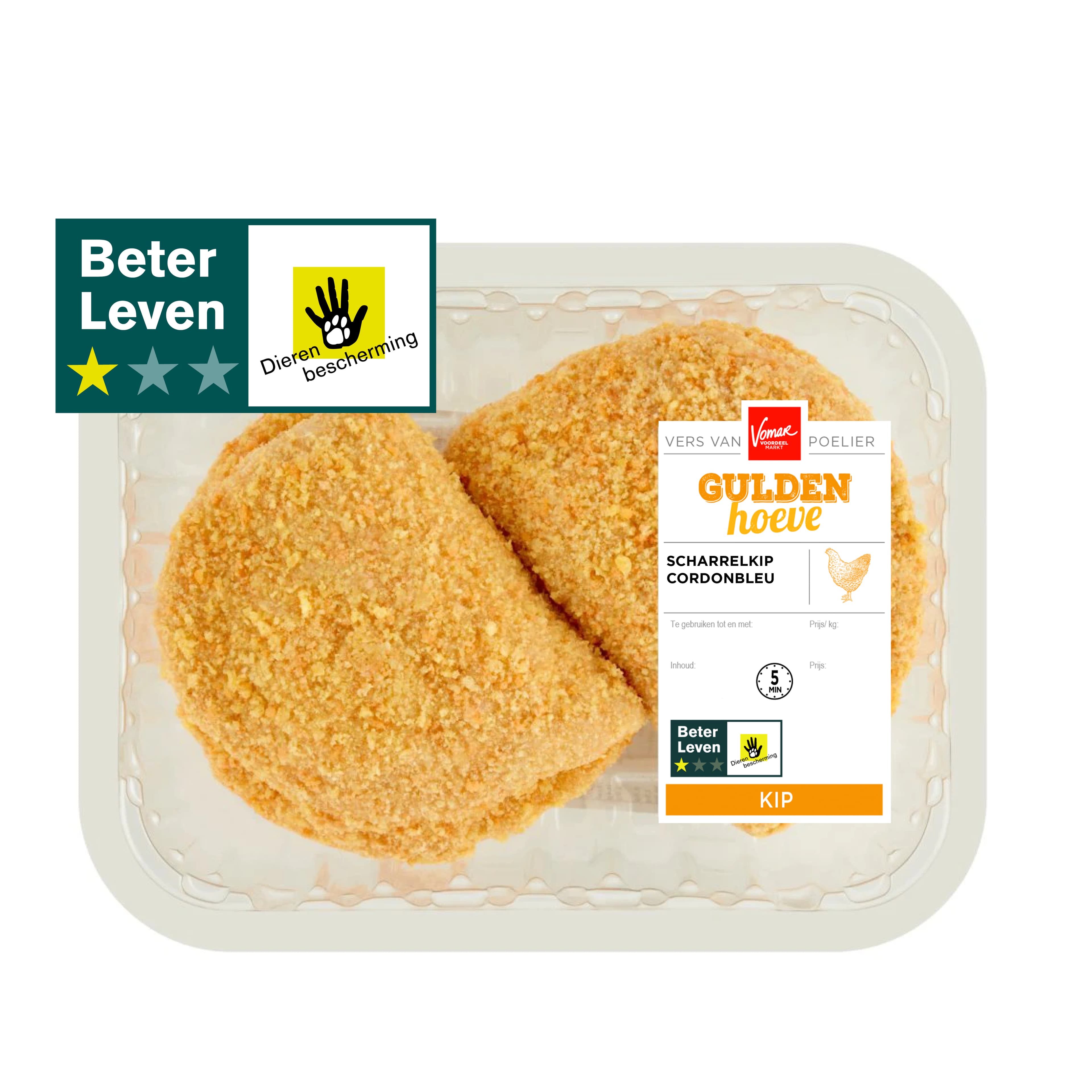 Kipcordonbleu 250gr 1*