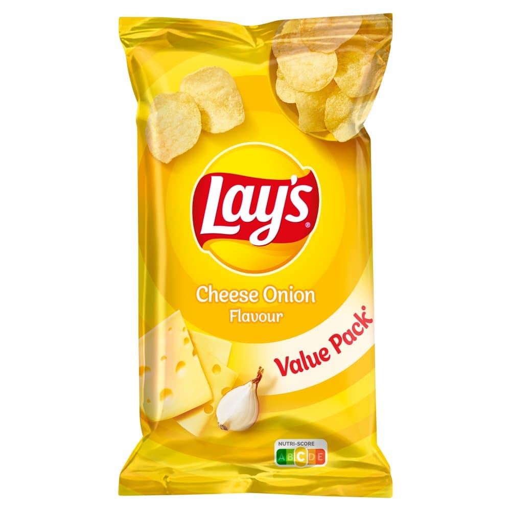 Lays chips cheese onion 275 gr