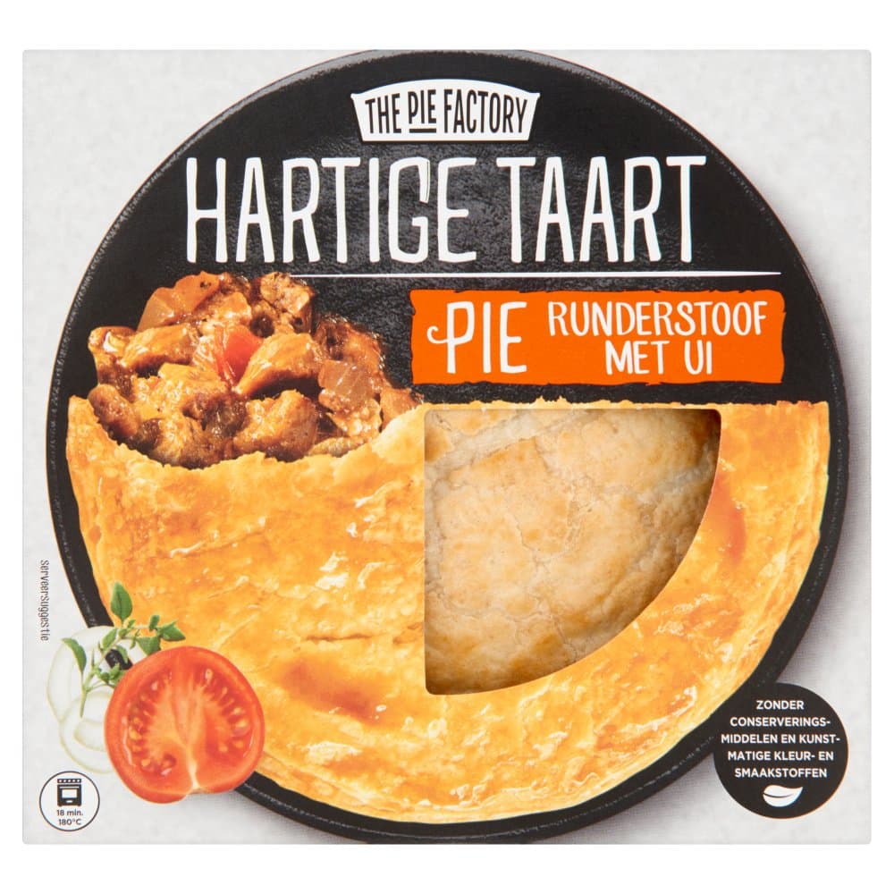 Pie factory runderstoof 250gr
